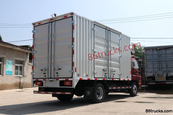 Foton Ollin CTX 131hp 4X2(6 wheels) 4.165m Single Row Van Light Truck Chassis Body (2) | 86Trucks