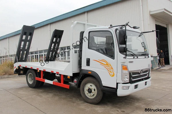 Sinotruk Haoman H3 129 hp 4X2(6 wheels) flatbed truck Exterior