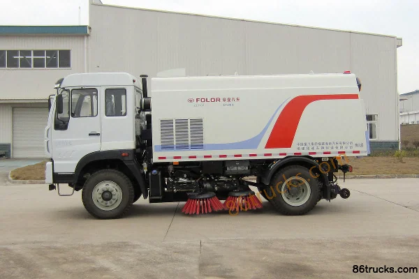 Sinotruk Haoman H5 210hp 4X2(6 wheels) sweeper truck Exterior (3) | 86Trucks