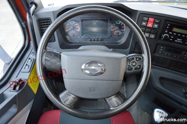 Shijun D960 350hp 6X4(10 wheels) 5.8m dump truck Cab (3) | 86Trucks