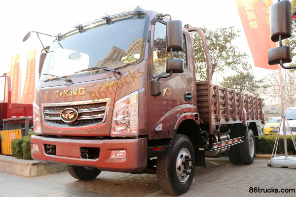 Tangjun Ouling K7 Series 170hp 4X2(6 wheels) 4.1m Single Row Flatbed Cargo Truck (China VI) Exterior (3) | 86Trucks