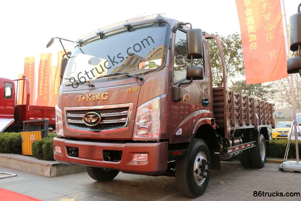 Tangjun Ouling K7 Series 170hp 4X2(6 wheels) 4.1m Single Row Flatbed Cargo Truck (China VI) Exterior (2) | 86Trucks