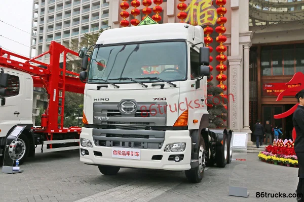 GAC HINO Série 700 camion lourd 420 ch 6X4(10 roues) tracteur routier (toit plat, double réservoir) Extérieur (3) | 86Trucks