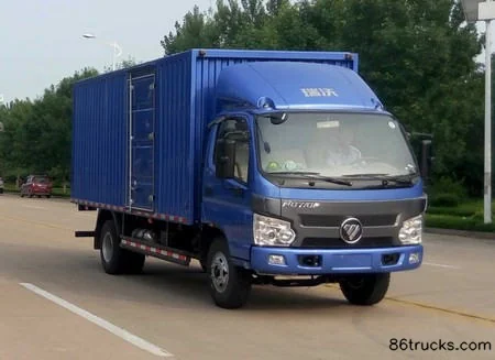 Foton Ruwo E3 160hp 4X2(6 wheels) 4.85m Van Cargo Truck Exterior