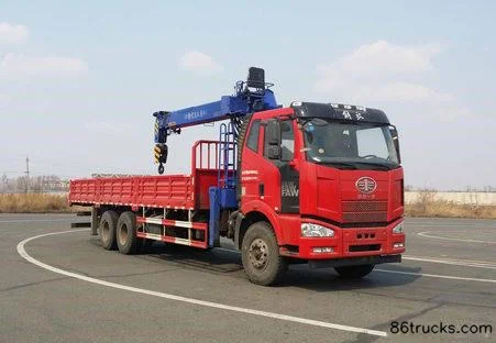 FAW Jiefang J6M 280hp 6X4(10 wheels) truck-mounted crane Exterior