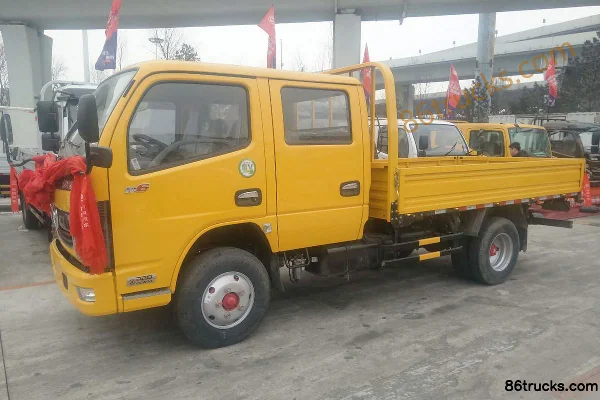 Dongfeng Kaipute K6-S 2018 115 ch 4X2(6 roues) 3,27 m camion léger à plateau double cabine Extérieur (3) | 86Trucks