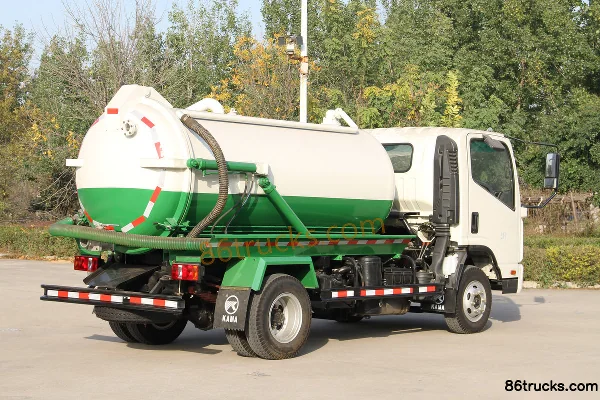 Kama Kaijie 116hp 4X2(6 wheels) suction truck Exterior (3) | 86Trucks