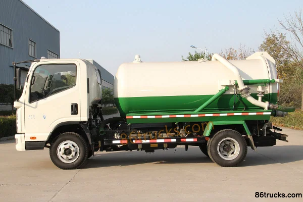 Kama Kaijie 116hp 4X2(6 wheels) suction truck Exterior (2) | 86Trucks