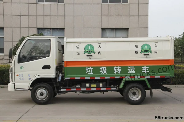 Kama K6 Fulai Ka 102hp 4X2(6 wheels) Self-loading Garbage Truck Exterior (2) | 86Trucks
