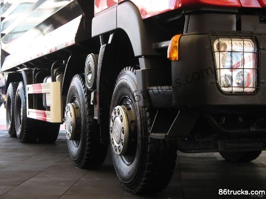 Hongyan Genlyon 340 hp 8X4(12 wheels) 8.2m Dump Truck Chassis (1) | 86Trucks