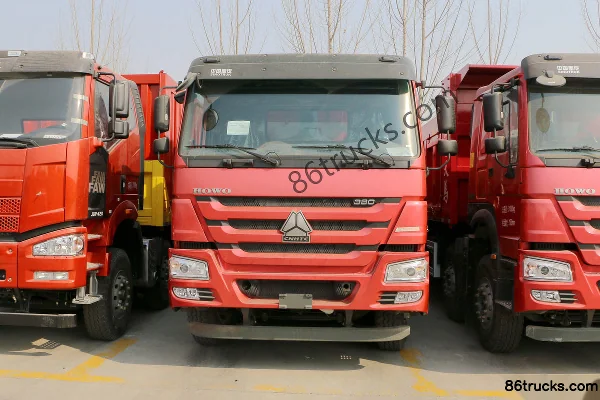 Sinotruk HOWO camion lourd 380 ch 8X4(12 roues) camion benne 8,5 m Extérieur (2) | 86Trucks