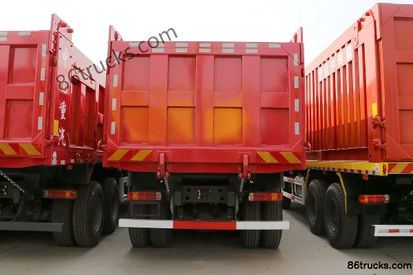 Sinotruk HOWO camion lourd 380 ch 8X4(12 roues) camion benne 8,5 m Châssis (2) | 86Trucks