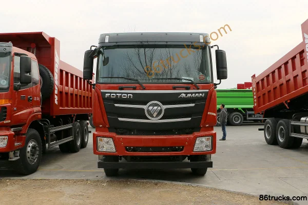 Foton Auman GTL 9 Series Heavy Truck 380 hp 6X4(10 wheels) 7m Dump Truck Exterior (2) | 86Trucks