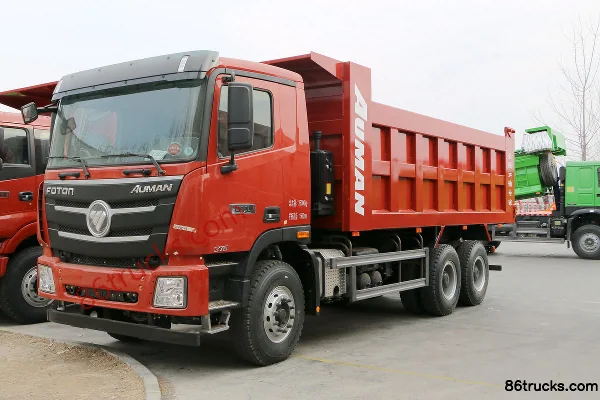 Foton Auman GTL 9 Series Heavy Truck 380 hp 6X4(10 wheels) 7m Dump Truck Body (1) | 86Trucks