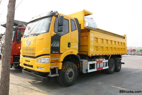 FAW Jiefang J6P Heavy Truck 350 hp 6X4(10 wheels) Dump Truck Exterior (3) | 86Trucks