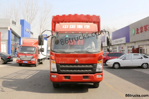 Sinotruk HOWO Tongshuai 154 hp 4X2(6 wheels) 4.15m single-row stake truck Exterior (2) | 86Trucks