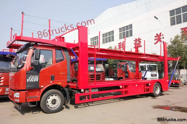 FAW Jiefang J6L 220hp 4X2(6 wheels) Center Axle Vehicle Transport Truck (Chengliwei Brand) Exterior (2) | 86Trucks