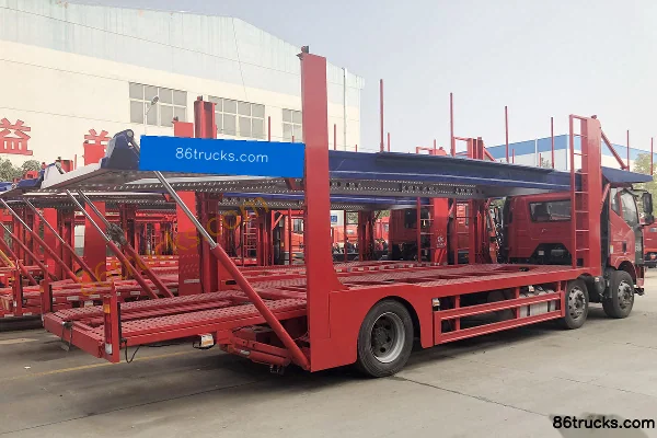 FAW Jiefang J6L 320 ch 6X2(8 roues) porte-voitures à essieu central (marque Chengliwei) Extérieur (2) | 86Trucks