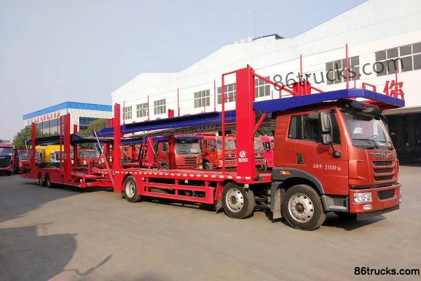 FAW Jiefang Qingdao HanV 320 ch 6X2(8 roues) porte-voitures à essieu central (marque Chengliwei) Extérieur (3) | 86Trucks