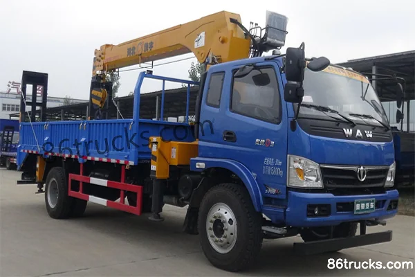 Feidi D3 series 170 hp 4X2(6 wheels) 5.8m truck-mounted crane (Huatong brand) Exterior
