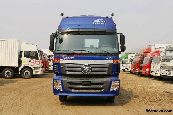 Foton AumanETX 5 Series Heavy Truck 245 hp 6X2(8 wheels) 7.8m Flatbed Cargo Truck (440 rear axle) Exterior (2) | 86Trucks