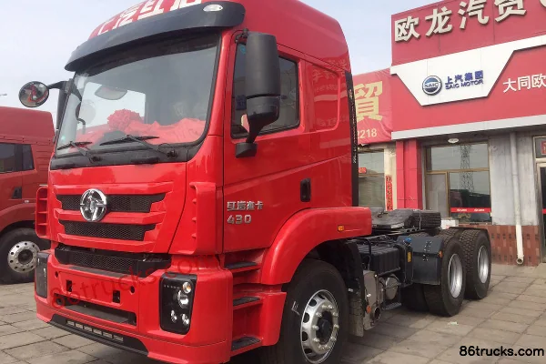 SAIC Hongyan Jieka C500 Heavy Truck 430hp 6X4(10 wheels) Tractor Truck Exterior (2) | 86Trucks