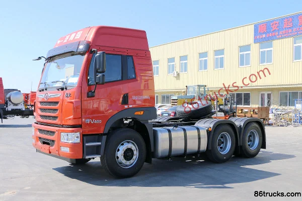 FAW Jiefang Qingdao HanV Heavy Truck 400 hp 6X4(10 wheels) Tractor Truck Exterior (3) | 86Trucks