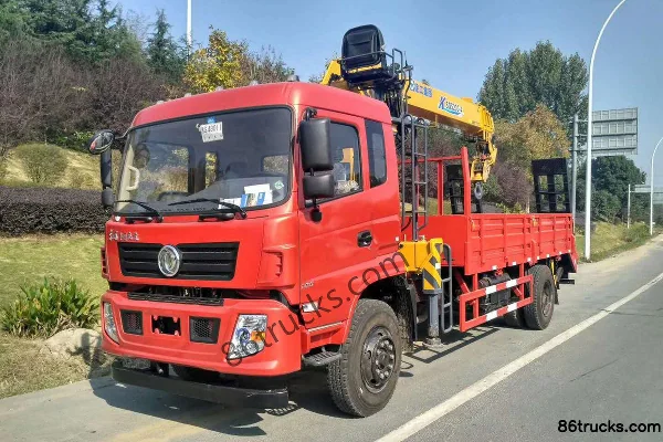 Dongfeng Zhuandi 180 hp 6X2(8 wheels) truck-mounted crane (Chengliwei brand) Exterior (2) | 86Trucks