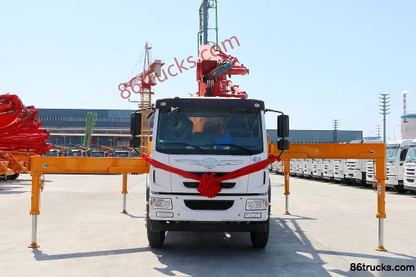 FAW Jiefang Qingdao Long V 220 ch 4X2(6 roues) camion pompe à béton (marque Hailongjite) Extérieur (2) | 86Trucks