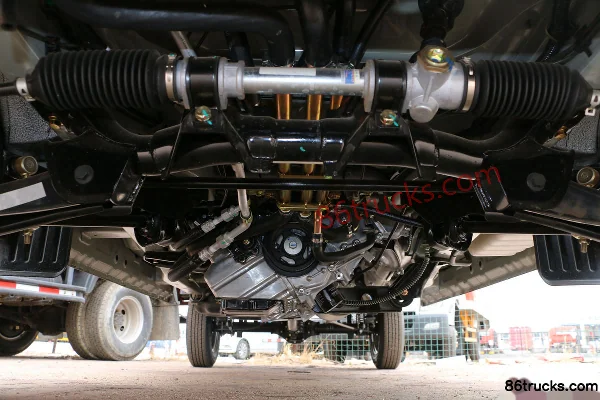 Foton Xiangling V1 1.5L 112 ch 4X2(6 roues) Gasoline 2.3m Double Row Flatbed Mini Truck Châssis (2) | 86Trucks