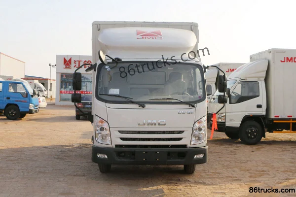 JMC Kaiyun version améliorée 116 ch 4X2(6 roues) camion léger fourgon cabine avancée 3,68 m Extérieur (2) | 86Trucks