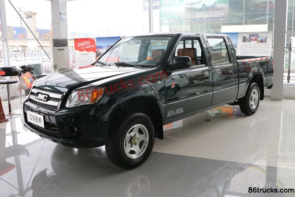 JMC Baodian 2018 New Super Value Edition Luxury 2.9T Diesel 125hp 2WD Extended Cargo Box Double Cab Pickup (3) | 86Trucks