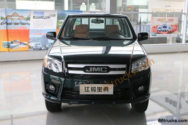 JMC Baodian 2018 New Super Value Edition Luxury 2.9T Diesel 125hp 2WD Extended Cargo Box Double Cab Pickup (2) | 86Trucks