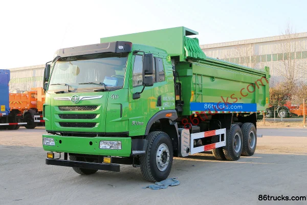 FAW Jiefang Qingdao TianV Heavy Truck 350hp 6X4(10 wheels) 6.2m Dump Truck Exterior (3) | 86Trucks