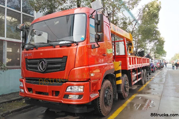 Dongfeng Teshang 270hp 8X4(12 wheels) Truck Mounted Crane (Chengliwei Brand) Exterior (2) | 86Trucks
