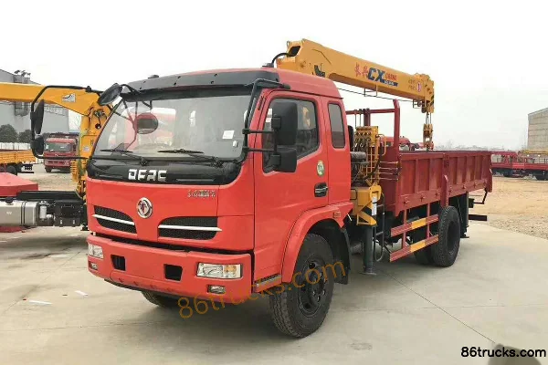 Dongfeng Furui Ka 143hp 4X2(6 wheels) 4.3m Truck-Mounted Crane (Chengliwei Brand) Exterior (2) | 86Trucks