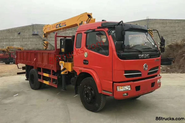 Dongfeng Furui Ka 143hp 4X2(6 wheels) 4.3m Truck-Mounted Crane (Chengliwei Brand) Exterior