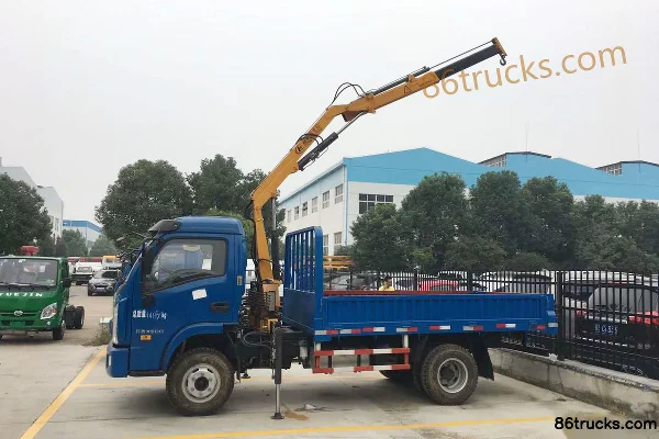 Yuejin Yuejin X500 102hp 4X2(6 wheels) 3.44m Truck-Mounted Crane Exterior (2) | 86Trucks