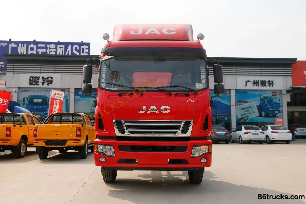 JAC Junling V9L 170hp 4X2(6 wheels) 6.8m semi-sleeper van cargo truck Exterior (2) | 86Trucks