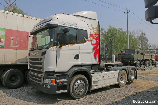 Scania R Series Heavy Truck 450 hp 6X2(8 wheels) Tractor Truck (Model R450 A6x2NA) Exterior (3) | 86Trucks