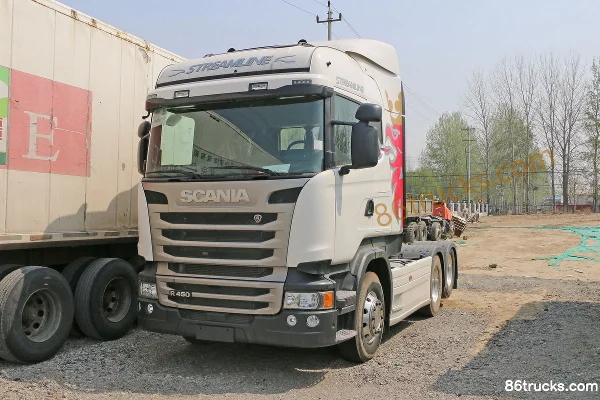 Scania R Series Heavy Truck 450 hp 6X2(8 wheels) Tractor Truck (Model R450 A6x2NA) Exterior (2) | 86Trucks
