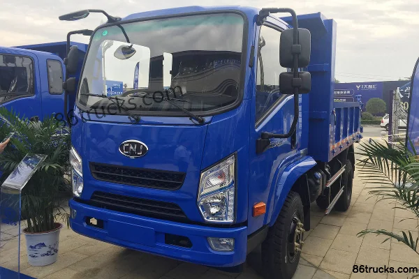 NanJun Ruiji 130 ch 4X2(6 roues) camion benne 3,9 m Extérieur (2) | 86Trucks