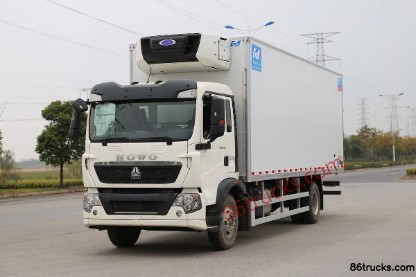 Sinotruk HOWO T5G 210 ch 4X2(6 roues) camion frigorifique 7,7 m (marque Kangfei) Extérieur (3) | 86Trucks