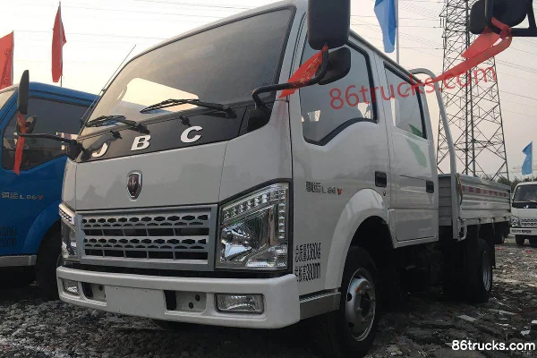 Jinbei Qiyun 107 ch 4X2(6 roues) camion léger à plateaux 3,255 m cabine double Extérieur (3) | 86Trucks