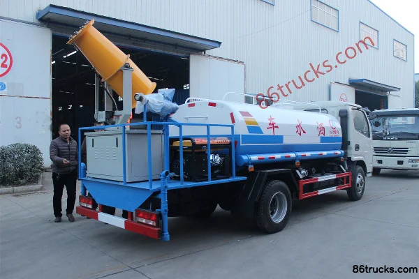 Dongfeng Duolika D7 129hp 4X2(6 wheels) Multi-function Dust Suppression Truck (Chengliwei Brand) Exterior (3) | 86Trucks