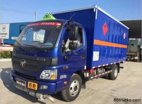 Foton Aumark 3 Series 118 hp 4X2(6 wheels) 4.2m Van Gas Cylinder Transport Truck Exterior
