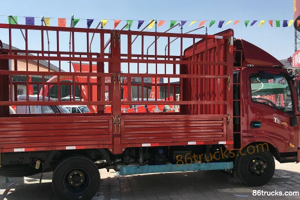 Tangjun Ouling K3 Series 117hp 4X2(6 wheels) 4.15m Single Row Cage Cargo Truck Exterior (3) | 86Trucks