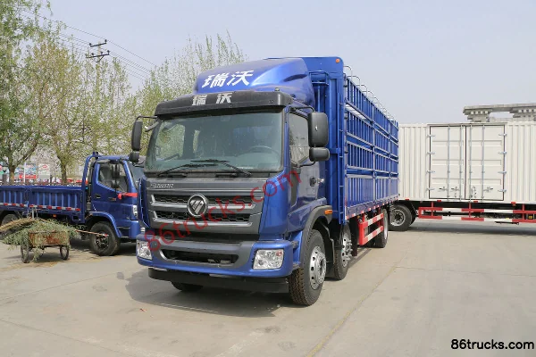 Foton Ruivo Q9 220hp 6X2(8 wheels) 7.8m Stake Cargo Truck Exterior (3) | 86Trucks