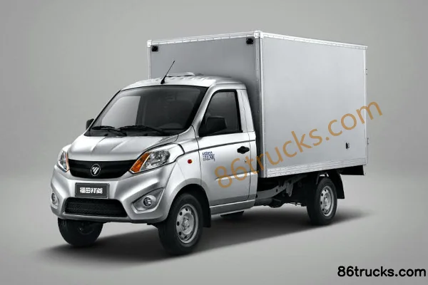 Foton Xiangling V1 1.2L 86 ch 4X2(6 roues) Essence 2,8 m camion fourgon simple cabine Châssis (1) | 86Trucks