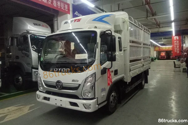 Foton Aoling TS 110 ch 4X2(6 roues) camion léger à ridelles 3,83 m cabine avancée Extérieur (2) | 86Trucks